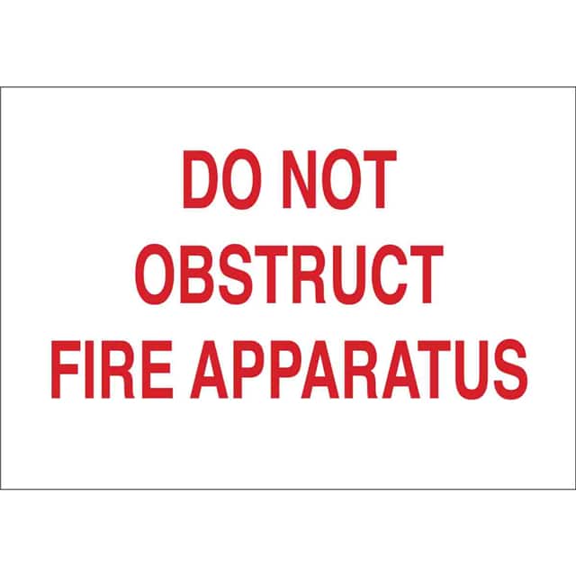 85225 B302-10X14-WR-T-DO NOT OBSTRUCT