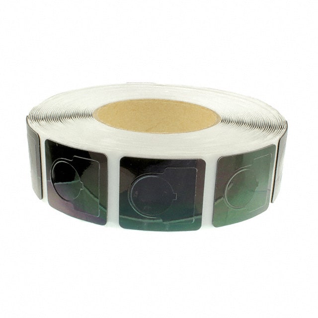 596-00413 LABEL ID/RATINGS 1.25"X1.25" BLK