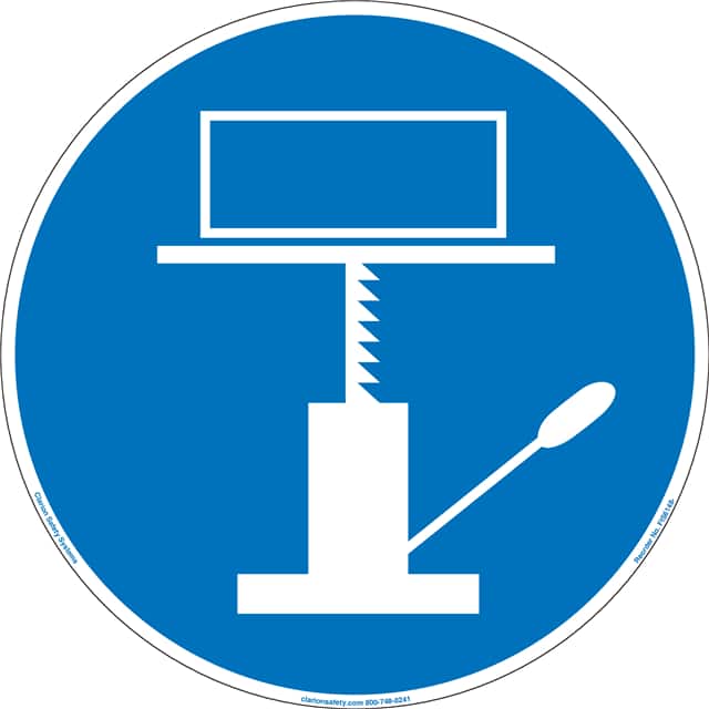 FIS6148-BJFA7 ISO SYMBOL 20" X 20" SIGN