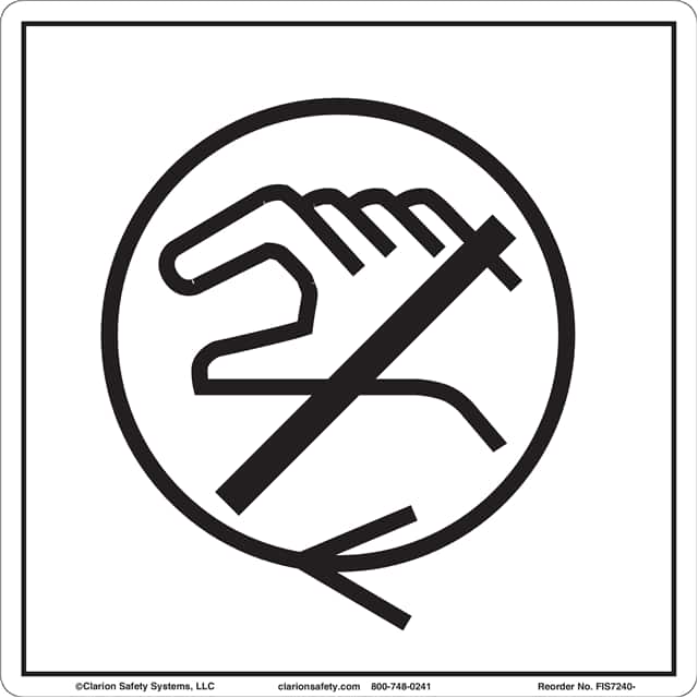 FIS7240-BJFAA ISO SYMBOL 22.70" X 20.00" SIGN