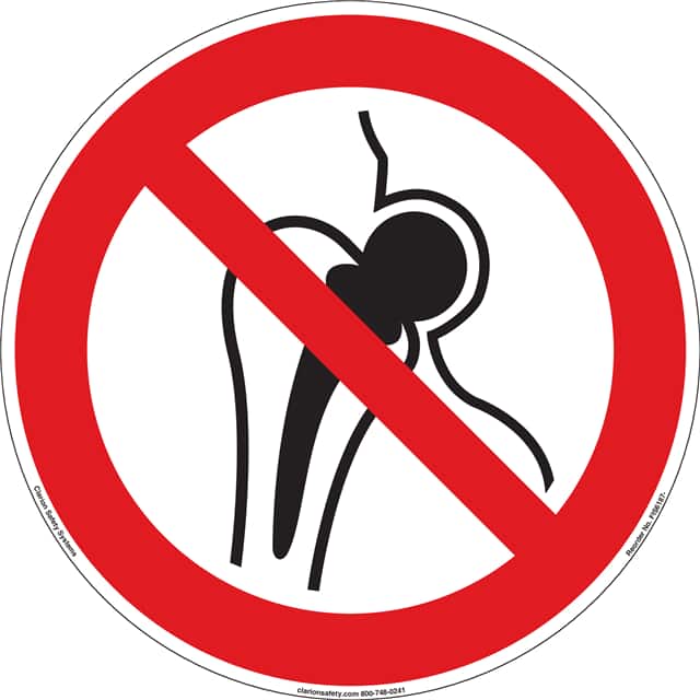 FIS6187-MVE9H ISO SYMBOL   8" DIA SIGN
