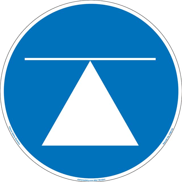 FIS6140-BJFA7 ISO SYMBOL 20" X 20" SIGN