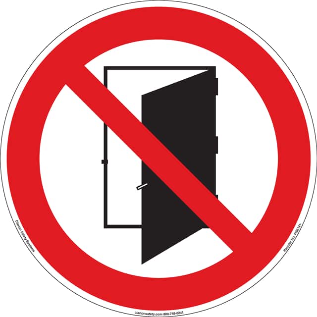 FIS6141-MVE9H ISO SYMBOL   8" DIA SIGN