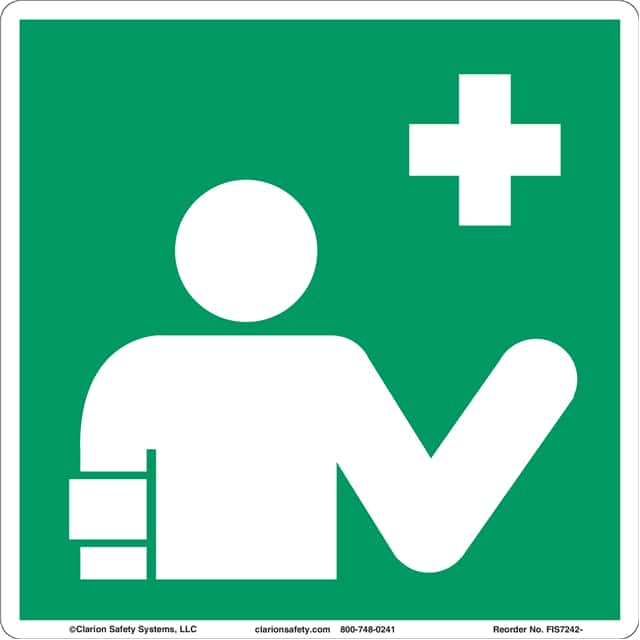 FIS7242-BJCZU ISO SYMBOL  18.00" X 18.00" SIGN