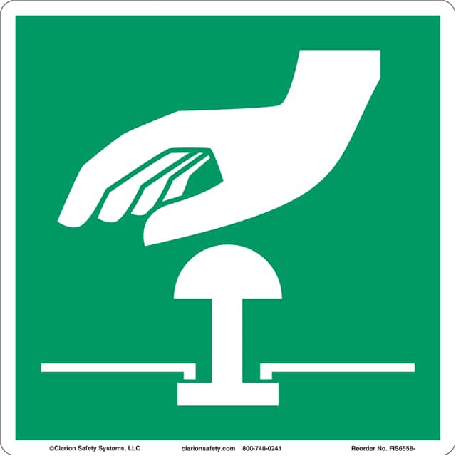 FIS6558-BJCZU ISO SYMBOL  18.00" X 18.00" SIGN