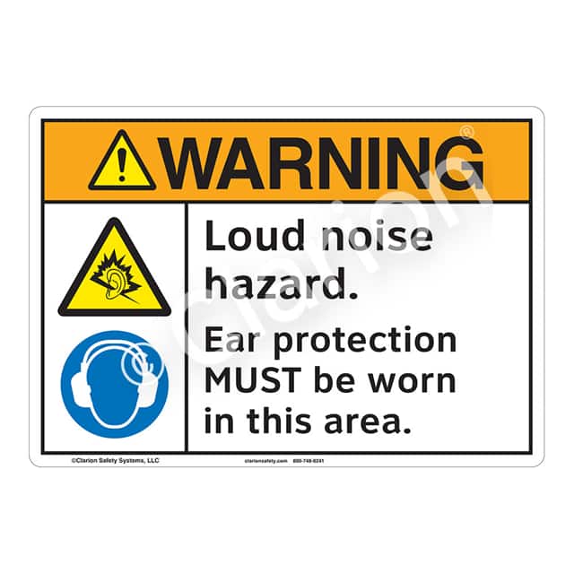 F1198-ZASW1 WARNING FLEXIBLE SIGN 7" X 10"