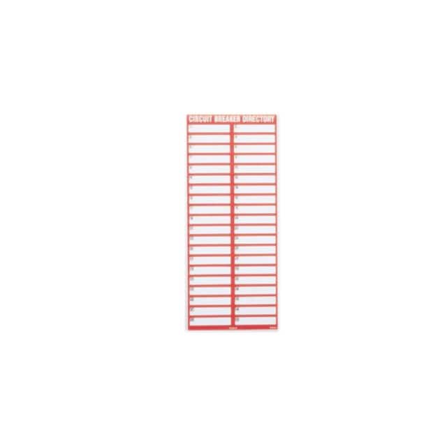 PES-S1 SIGN ELECTRL WARN 13"X5" RED/BLK