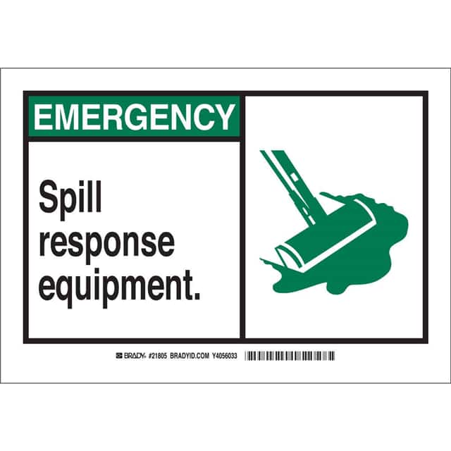 83933 B302 3.5X5 ANSI BLK,GRN/WHT SPIL