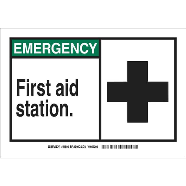 83759 B302 7X10 ANSI BLK,GRN/WHT FIRST
