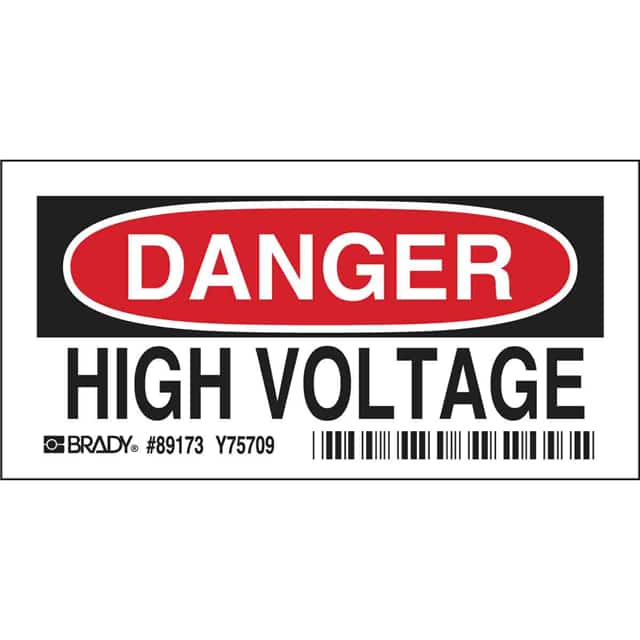 84875 CHEM & HAZ MATERIAL SIGN HIGH VO