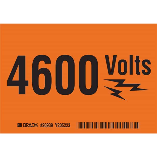 20939 B302 SAFETY SIGNS BLK/ORANGE