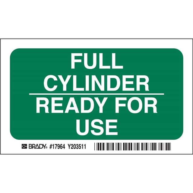 17964 B302 SAFETY SIGNS WHT/GRN