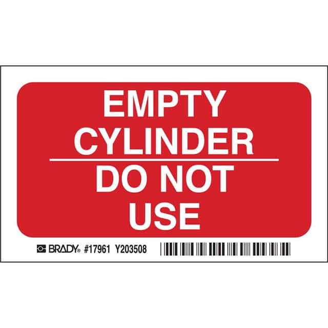 17961 B302 SAFETY SIGNS WHT/RED