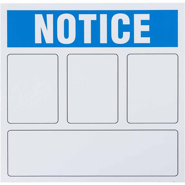 596-53 PRINZING NOTICE SIGN - RIGID VIN