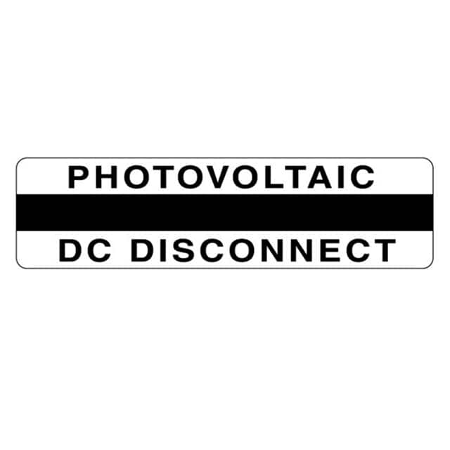 596-00858 METAL SOLAR PLACARD ENGRAV 1=PC