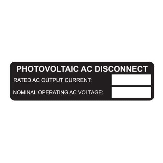 596-00919 METAL SLR PLACRD HAND WRIT 1=1PC