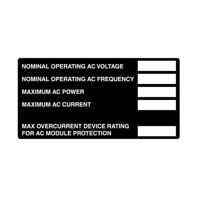 596-00840 METAL SLR PLACRD HAND WRIT 1=1PC