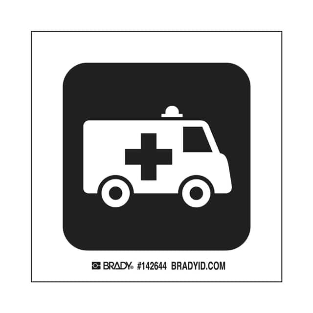 142590 B302 AMBULANCE ENTRANCE PICTO 8X