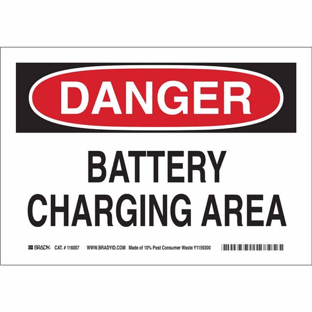 116170 B563,ECO, 10"H X 14"W, DANGER SI