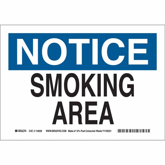 116028 B586 7X10 SUSTAINABLE NOTICE SIG