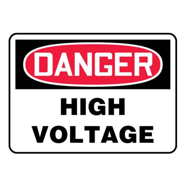 PVS0710D7133 SIGN 10"X7" RED/BLACK/WHITE