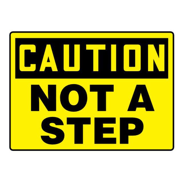 PVS0710C7232 SIGN 10"X7" BLACK/YELLOW