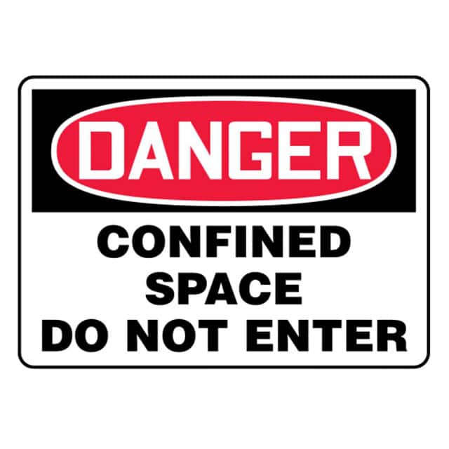 PVS0710D7112 SIGN 10"X7" RED/BLACK/WHITE