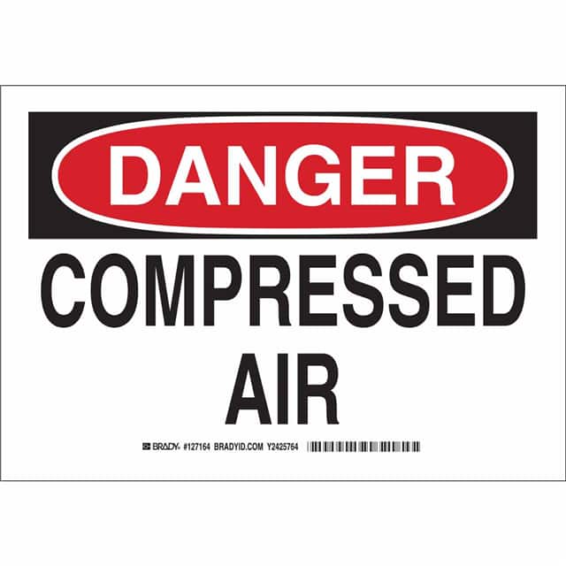 126164 B302 7X10 BLK/RED/WHT DANGER COM