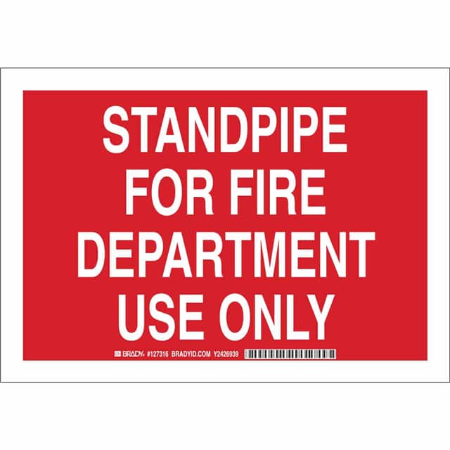 127316 B302 7X10 WHT/RD STANDPIPE FOR F