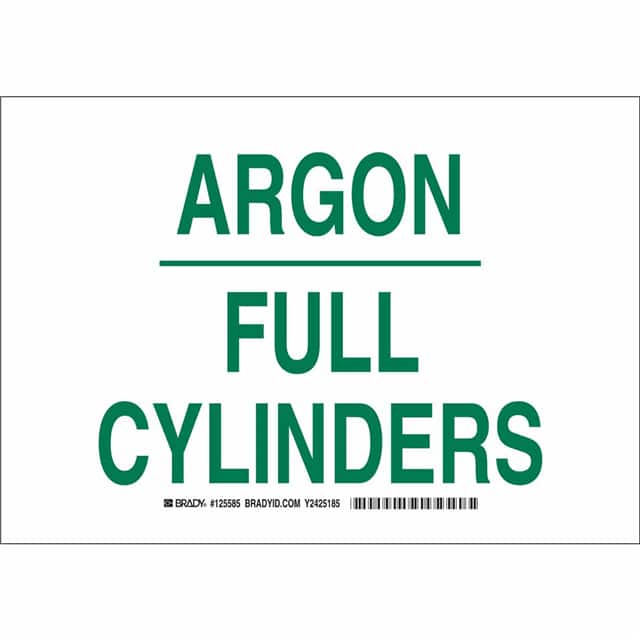 125587 B401 10X14 GRN/WHT ARGON FULL CY