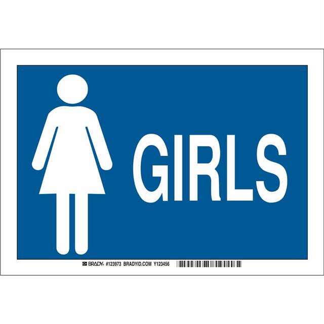 123976 B302 10X14 WHT/BLU GIRLS