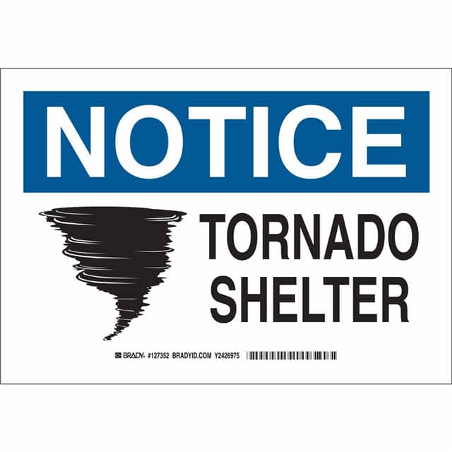 127355 B302 10X14 BLK/BLU/WHT NOTICE TO