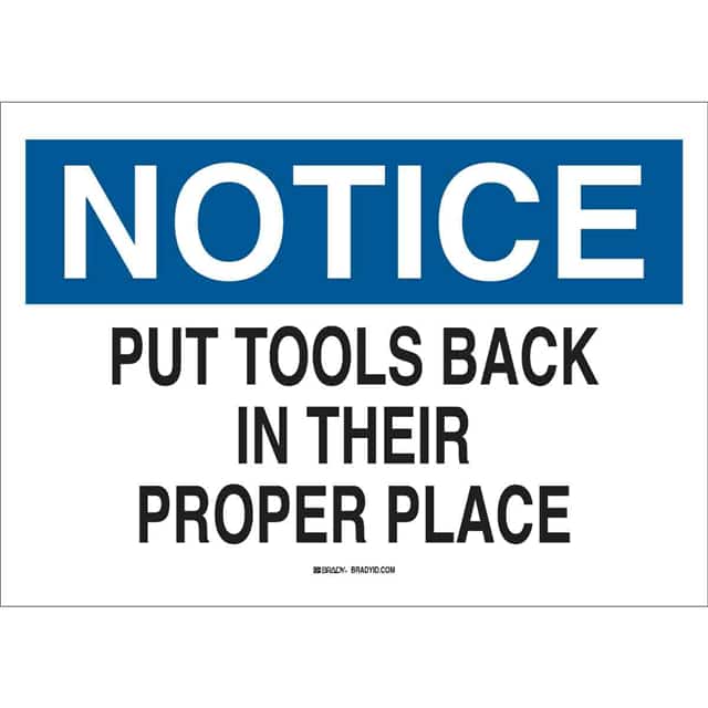 85653 MAINTENANCE SIGN