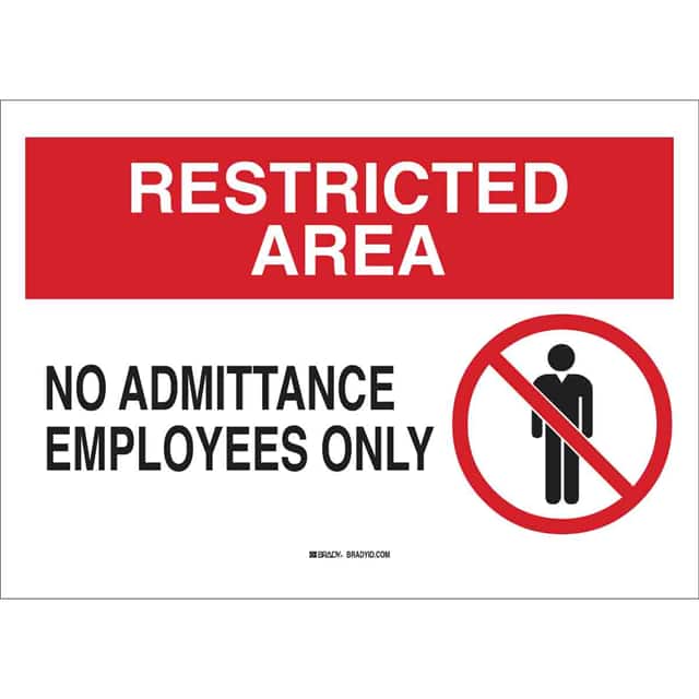 122594 ADMITTANCE SIGN