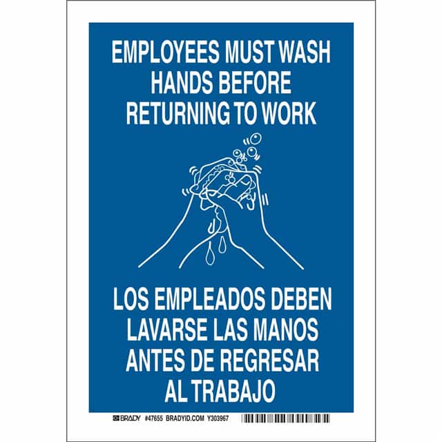 47643 B302 10X7 WHT/BLU BILINGUAL REST