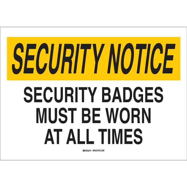 122486 SECURITY SIGN