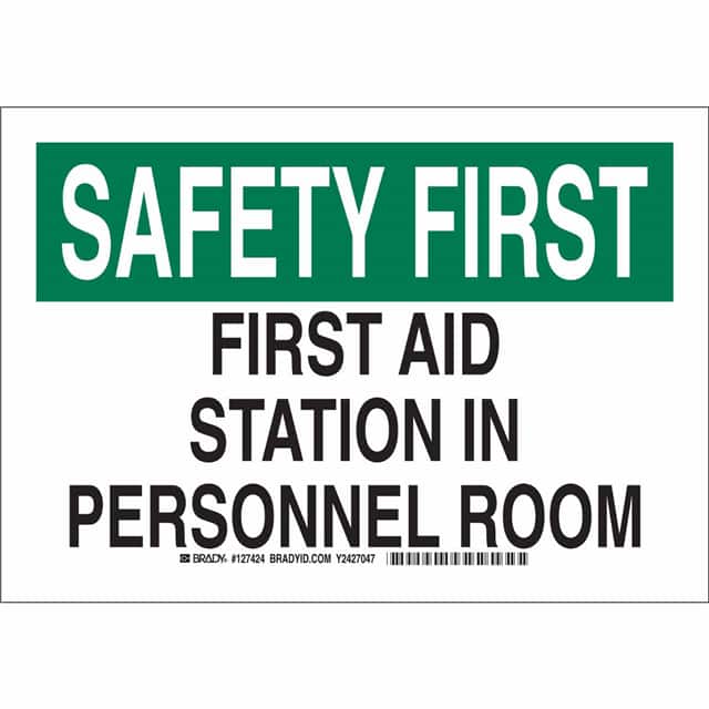 127423 B401 7X10 BLK/GRN/WHT SAFETY FIR
