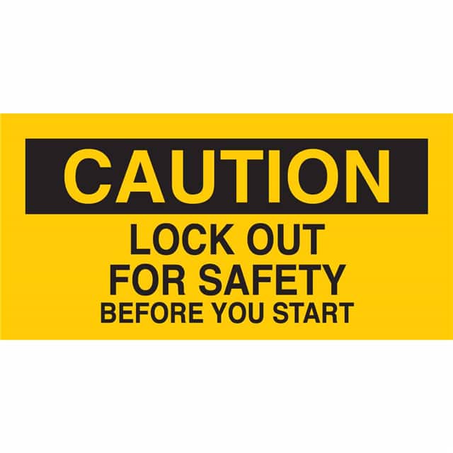 60176 LOCKOUT LABELS