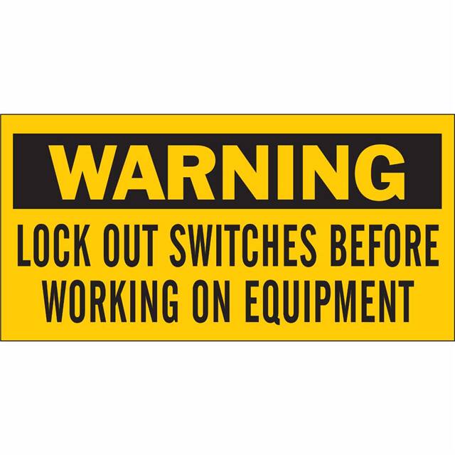 60177 LOCKOUT LABELS