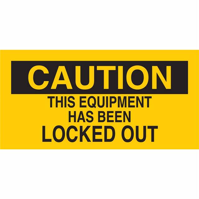 60172 LOCKOUT LABELS