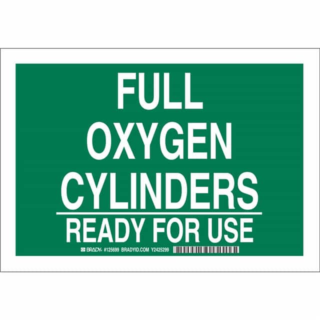 125700 B555 10X14 WHT/GRN FULL OXYGEN C