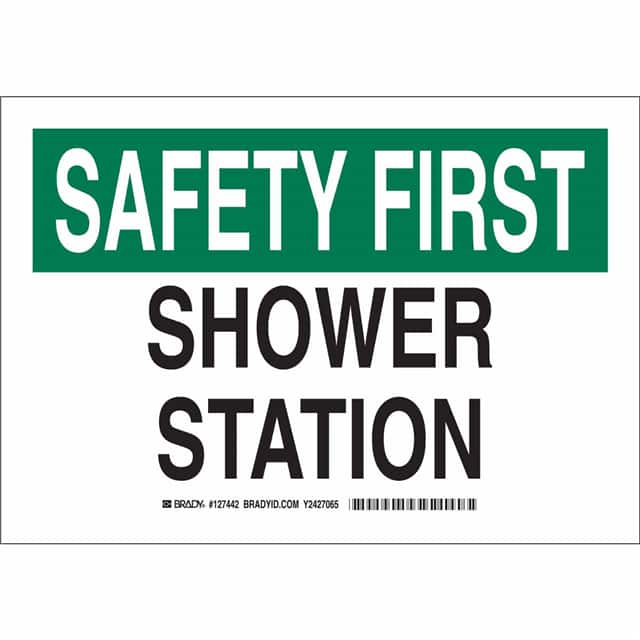 127441 B401 7X10 BLK/GRN/WHT SAFETY FIR