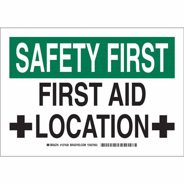 127429 B401 7X10 BLK/GRN/WHT SAFETY FIR