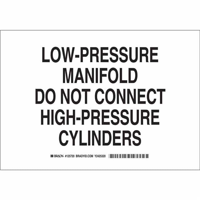 125723 B302 10X14 BLK/WHT LOW-PRESSURE