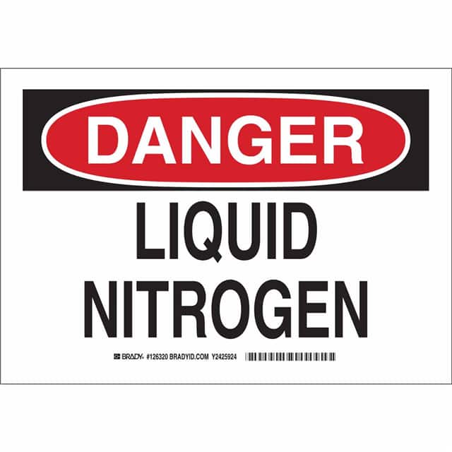 126323 B302 10X14 BLK/RED/WHT DANGER LI