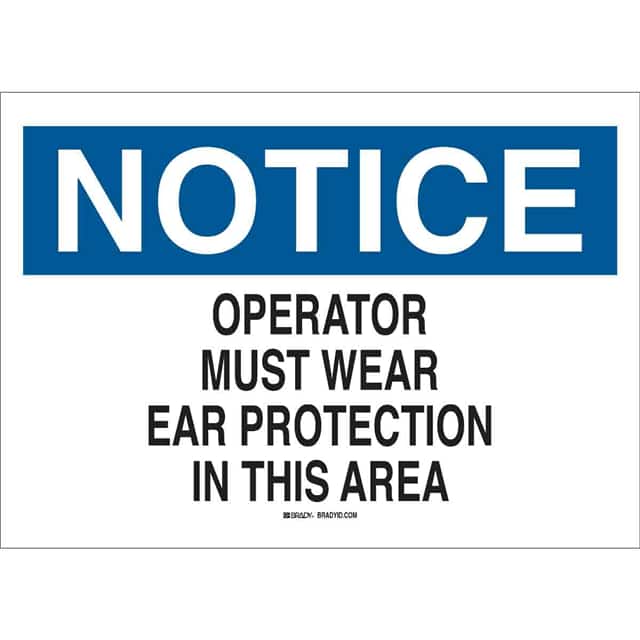 84818 EAR PROTECTION SIGN