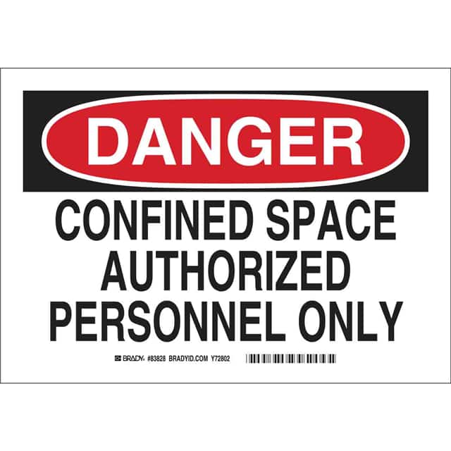 83828 B302 7X10 DANGER-CONFINED SPACE