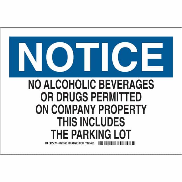 123593 B555 7X10 BLK/BLU/WHT NOTICE NO