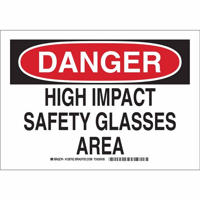 128760 B555 7X10 BLK/RED/WHT DANGER HIG