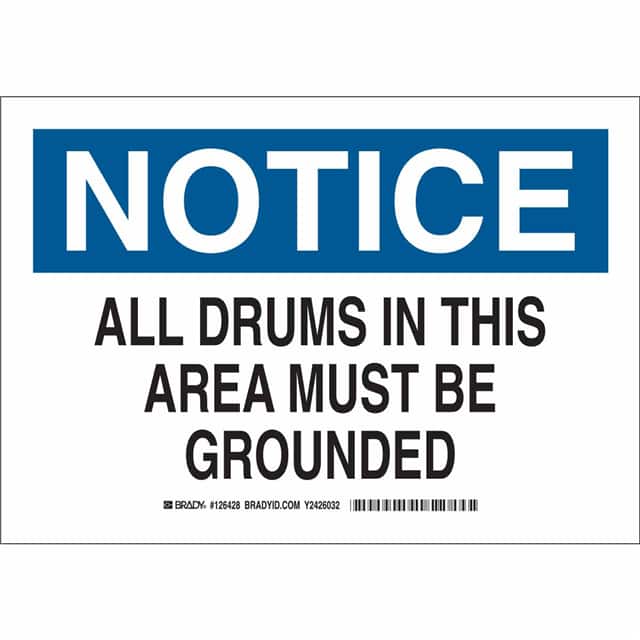 126427 B401 7X10 BLK/BLU/WHT NOTICE ALL